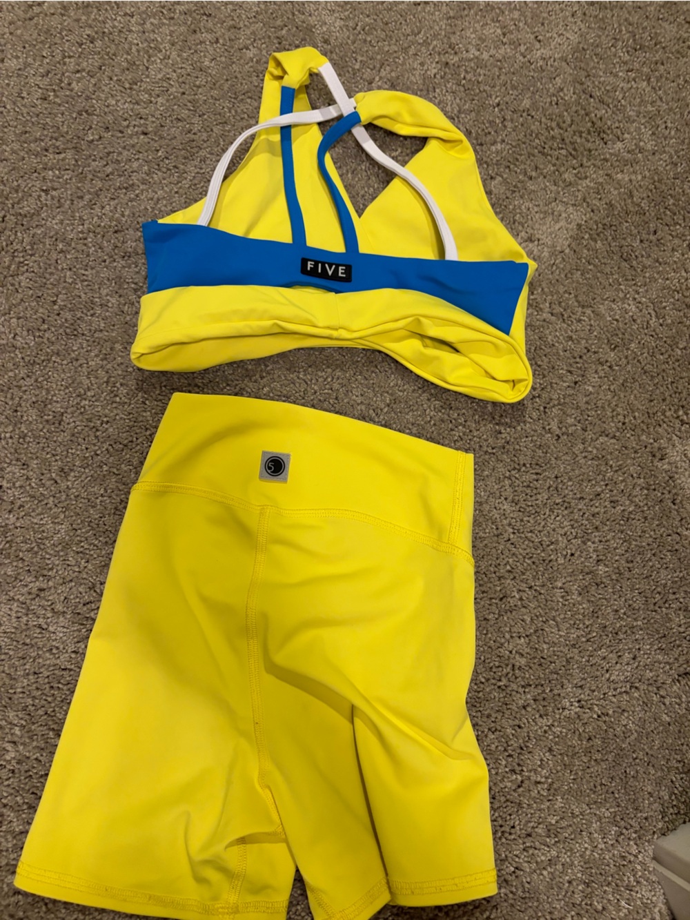 Five the label dancewear girls set - lemon drop yellow child